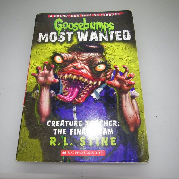 Goosebumps Most Wanted Creature Teacher: The Final Exam by R.L. Stine – Horror - Picture 1 of 3